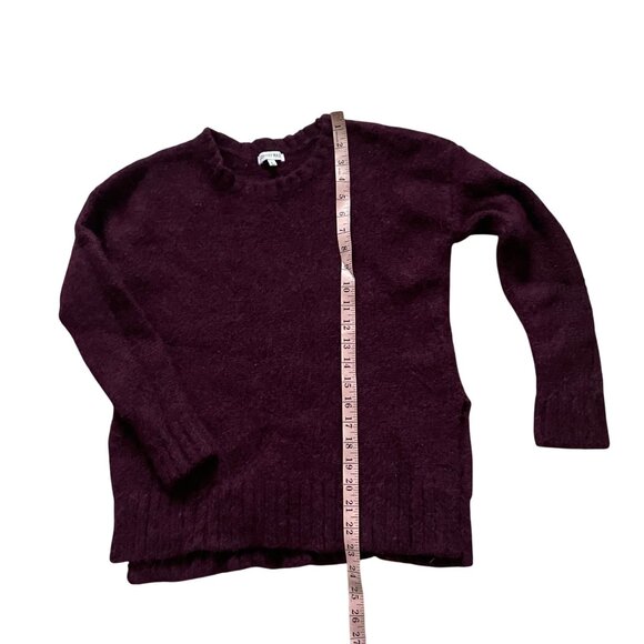 Johnny Was Womens Burgundy Wool Blend Sweater Size Note - Picture 3 of 8